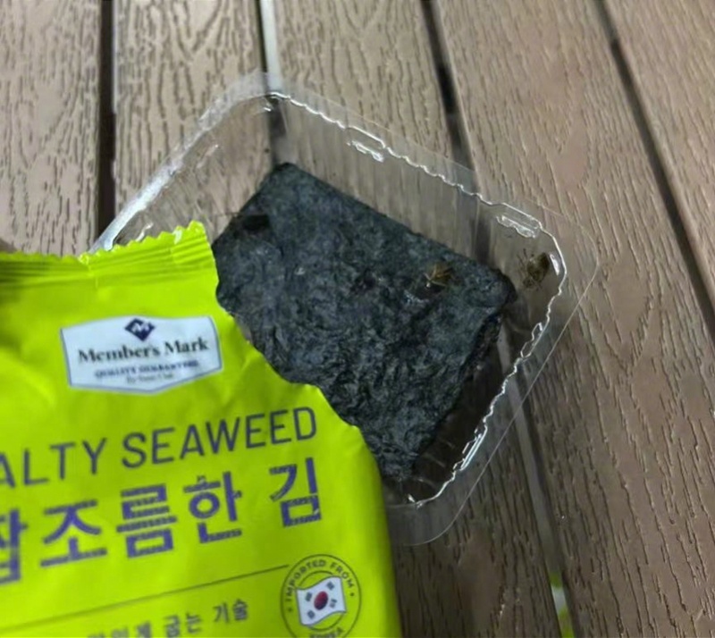 山姆被曝所售海苔中有蟑螂，引發(fā)了消費者的擔憂